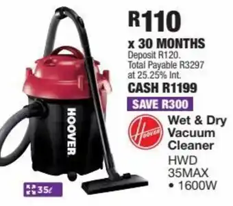 OK Furniture Wet & Dry Vacuum Cleaner offer