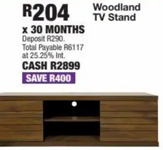 OK Furniture Woodland TV Stand offer