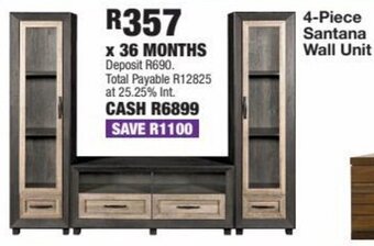 4-Piece Santana Wall Unit