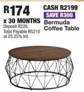 OK Furniture Bermuda Coffee Table offer