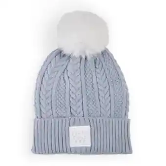 Truworths Kid girl pale blue pom-pom beanie offer