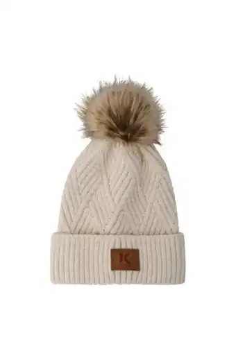 Dunns Jenny klevas turn up pom pom beanie offer
