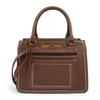 Brown shopper bag