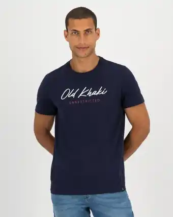 Cape Union Mart Old khaki men's damon standard fit t-shirt offer