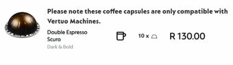 Nespresso Capsule coffee machine offer