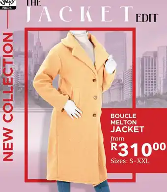 Fashion World Boucle melton jacket offer
