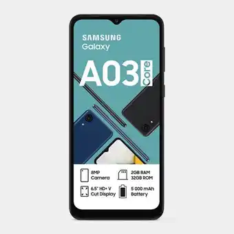 Hi Samsung galaxy a03 dual sim with 15gb/50mins telkom sim offer