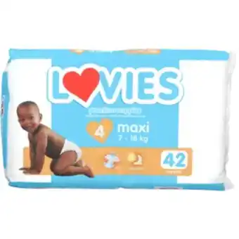 Shoprite Lovies maxi premium nappies 7 - 18kg 42 pack offer