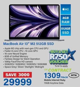 Incredible Connection MacBook Air 13" M2 512GB SSD offer