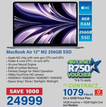Incredible Connection MacBook Air 13" M2 256GB SSD offer