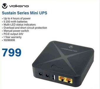 Incredible Connection volkano Sustain Series Mini UPS offer