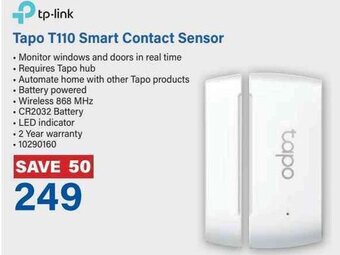 Incredible Connection tp-link Tapo T110 Smart Contact Sensor offer