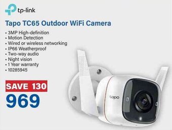 Incredible Connection tp-link Tapo TC65 Outdoor WiFi Camera offer