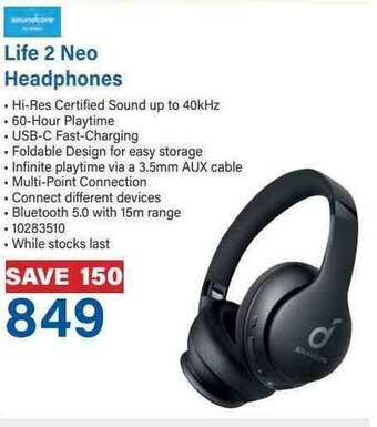 Incredible Connection Life 2 Neo Headphones offer