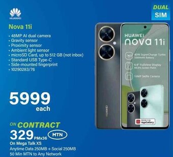 Incredible Connection Huawei Nova 11i offer