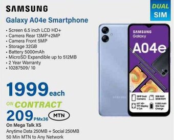 Incredible Connection Samsung Galaxy A04e Smartphone offer