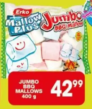 Giant Hyper JUMBO BBQ MALLOWS 400 g offer