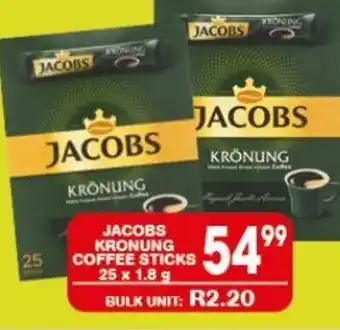 Giant Hyper JACOBS KRONUNG COFFEE STICKS 25x1.8g offer