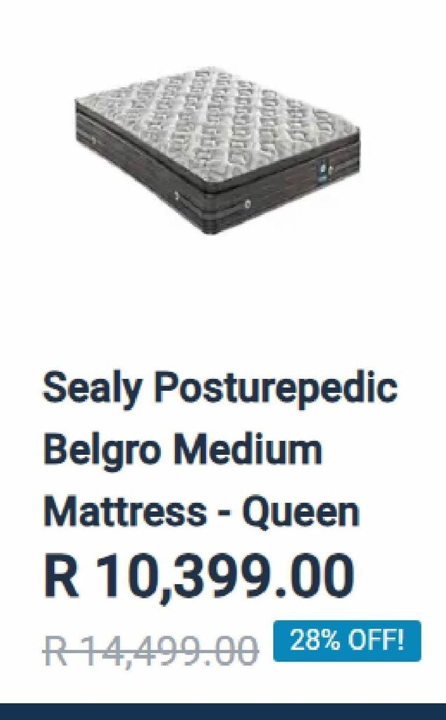 Sealy prato deals queen base set