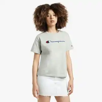 Sportscene Champion women's rochester grey melange t-shirt offer