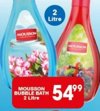 MOUSSON BUBBLE BATH 2 Litre