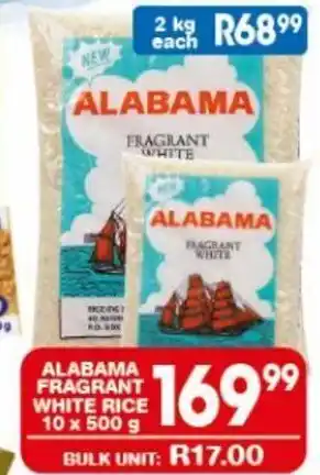 Giant Hyper ALABAMA FRAGRANT WHITE RICE 10 x 500 g offer