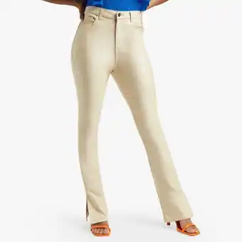 The FIX Women's gold coated straight leg denim offer