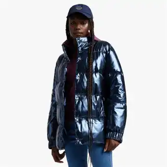 The FIX Women's black & blue metallic oversized jacket offer