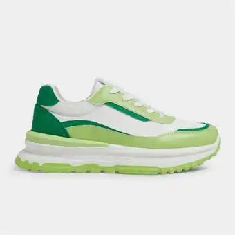The FIX Women's green chunky sneaker offer
