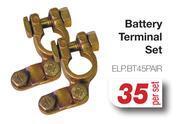 Battery terminal set elp.bt45pair-per set