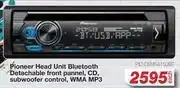 AutoZone Pioneer head unit bluetooth detachable front pannel,cd,subwoofer control,wma mp3 pio.dehs4150bt-each offer