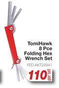 AutoZone Tomi hawk 8 pce folding hex wrench set fed.akt22941-per set offer