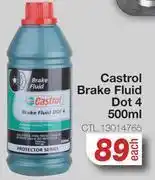 AutoZone Castrol brake fluid dot 4 ctl.13014765-500ml each offer