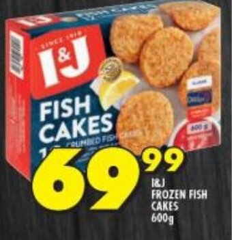 Shoprite I&J FROZEN FISH CAKES 600g offer