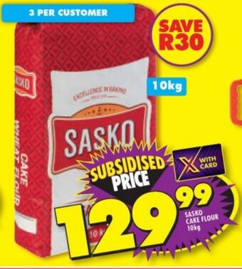 Shoprite Sasko Cake Flour 10kg offer