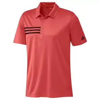Adidas 3 stripe chest men's orange shirt