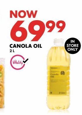 Canola oil 2l