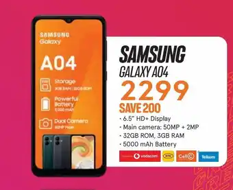 Smartphones samsung galaxy a04