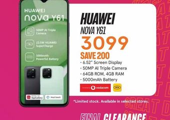 Huawei nova y61
