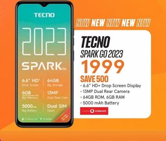 Jet Tecno spark go 2023 offer