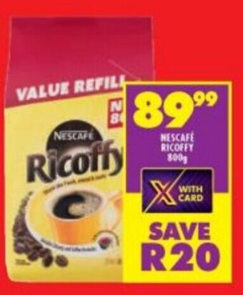 Shoprite Nescafe Ricoffy 800g offer