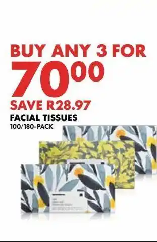 Woolworths Facial tissues offer