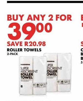 Woolworths Roller towels offer
