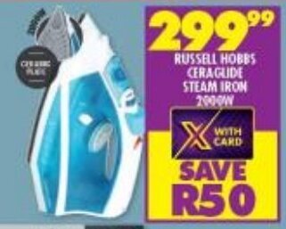 RUSSELL HOBBS CERAGLIDE STEAM IRON 2000W