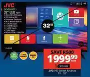 Checkers Hyper Jvc 32 (80cm) hd smart android tv-each offer