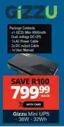 Gizzu 36w 32wh mini ups-each