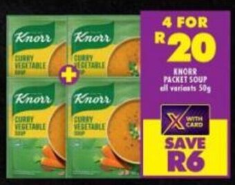 Shoprite Knorr Packet Soup all variants 50g offer