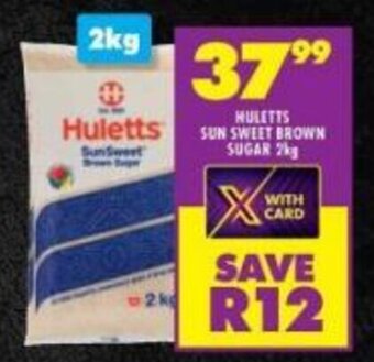 Shoprite HULETTS SUN SWEET BROWN SUGAR 2kg offer