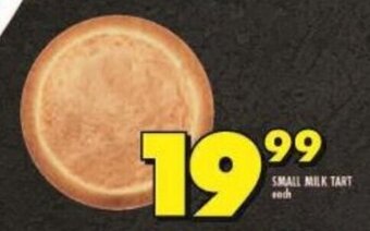 Shoprite SMALL MILK TART each offer