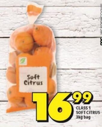 Shoprite CLASS 1 SOFT CITRUS 3kg bag offer